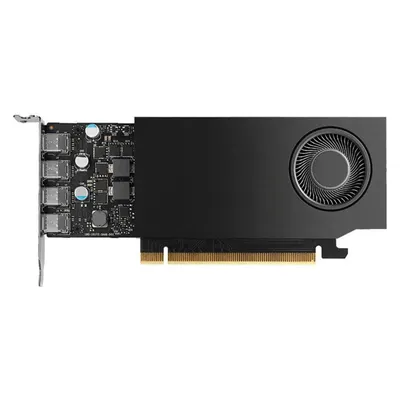 PNY Nvidia Rtx A1000 8gb Lowprofile Power Limited Oem No (8 GB, GDDR6), Grafikkarte, Schwarz