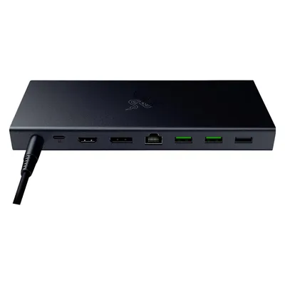 Razer USB 4 DOCK - EU (USB-C, 14 Ports), Dockingstation + USB Hub, Schwarz