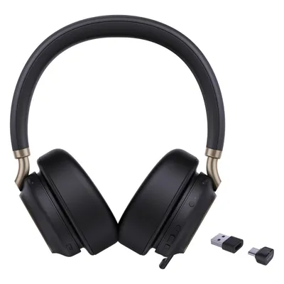 Yealink BH 76 (Kabellos, USB-C, Microsoft Teams), Office Headset, Schwarz