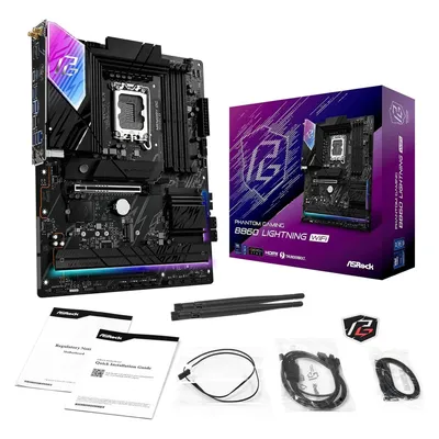 AsRock B860 Lightning WiFi DDR5 S retail (LGA 1851, Intel B860, ATX), Mainboard