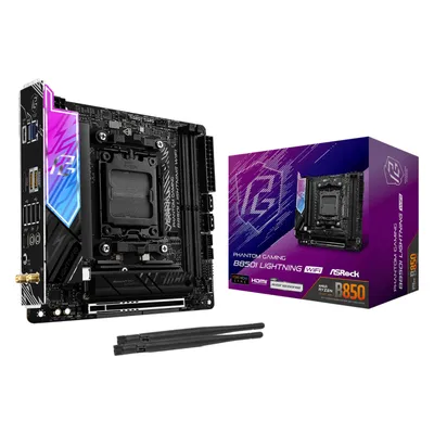 AsRock Phantom Gaming B850I Lightning WiFi (AM5, AMD B850, Mini-ITX), Mainboard
