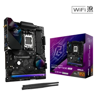 AsRock Phantom Gaming B850 Riptide WiFi (AM5, AMD B850, ATX), Mainboard