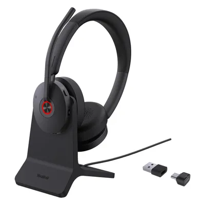 Yealink BH74 (Kabellos, USB-C, Microsoft Teams), Office Headset, Schwarz