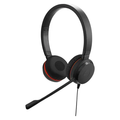 Jabra Evolve 20 MS (Kabelgebunden, USB-A, USB-C, Microsoft Teams), Office Headset, Schwarz