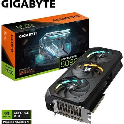 Gigabyte GeForce RTX 5090 GAMING OC (32 GB, GDDR7), Grafikkarte, Weiss, Schwarz