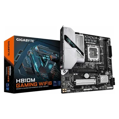 Gigabyte H810M GAMING WIFI6 (LGA 1851, Intel H810, mATX), Mainboard