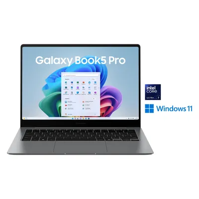 Samsung Galaxy Book5 Pro (14", 1000 GB, 32 GB, DE, Intel Core Ultra 7 258V), Notebook, Grau