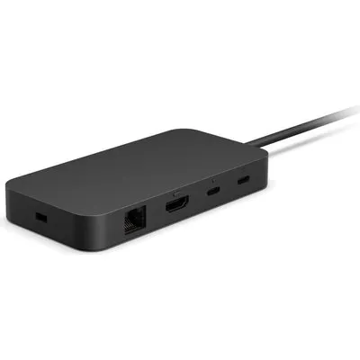 Microsoft Surface USB4 Dock (USB-C), Dockingstation + USB Hub, Schwarz