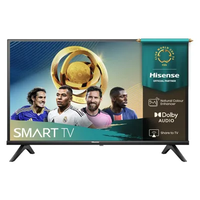 Hisense 32A4Q (32", LED, HD, CH, DE), TV, Schwarz