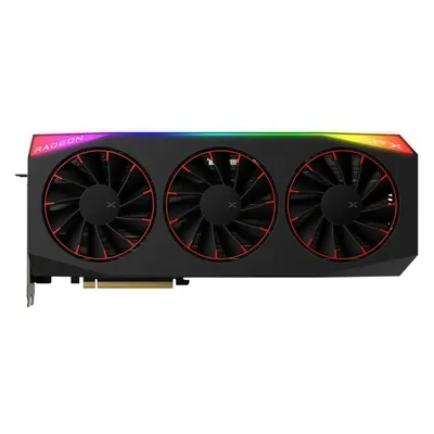 XFX Mercury Radeon RX 9070 XT OC Magnetic Air Edition (16 GB, GDDR6), Grafikkarte, Schwarz