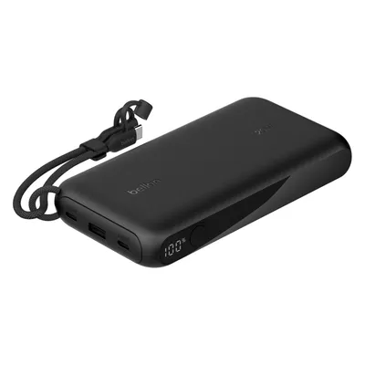 Belkin BoostCharge 20k (20000 mAh, 20 W, 74 Wh), Powerbank, Schwarz