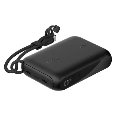 Belkin BoostCharge 10k (10000 mAh, 20 W, 20 Wh), Powerbank, Schwarz