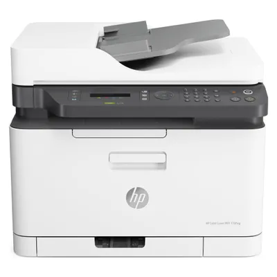 HP Color Laser MFP 179fwg (Laser, Farbe), Drucker, Weiss, Grau