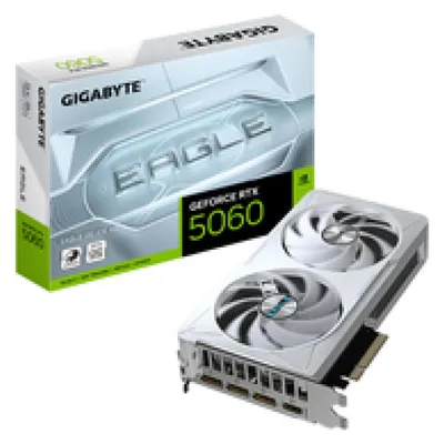 Gigabyte GeForce RTX 5060 Eagle OC ICE (8 GB, GDDR7), Grafikkarte, Weiss