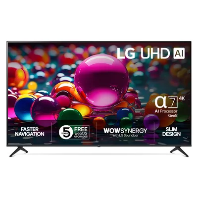 LG 75UA75006LA (75", UA75, LED, 4K, 2025, EU), TV, Schwarz