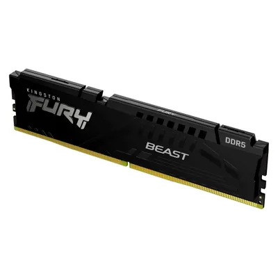 Kingston FURY Beast (1 x 64GB, 2800 MHz, DDR5-RAM, DIMM), RAM, Schwarz