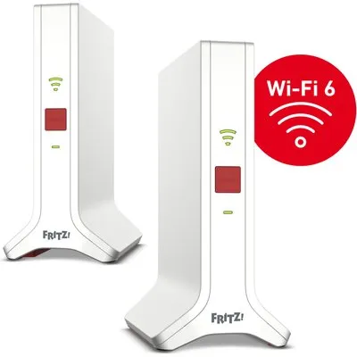 FRITZ! MESH SET 4200 2-PACK, Router, Rot, Weiss