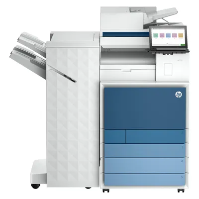 HP Clr LaserJet Ent Flw MFP8801z+ Prntr (Laser, Farbe), Drucker, Blau, Weiss