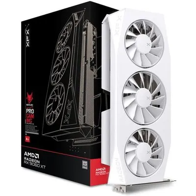 XFX Mercury Radeon RX 9060 XT OC White Gaming Edition (16 GB, GDDR6), Grafikkarte, Weiss