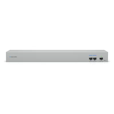 Ubiquiti WAN Switch 4 Port o 1x GbE o 1x SFP+ ISP-Uplink o 2x SFP+ Downlink o 19" o UniFi o USW-WAN (4 Ports), Netzwerk Switch, Schwarz, Grau