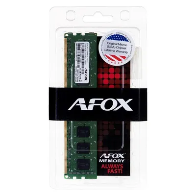 AFOX DDR3 8GB 1866MHZ (1 x 8GB, 1866 MHz, DDR3-RAM, DIMM), RAM, Grün