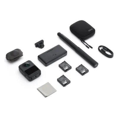 DJI Osmo 360 Adventure Combo (50p, Bluetooth, WLAN), Action Cam, Schwarz