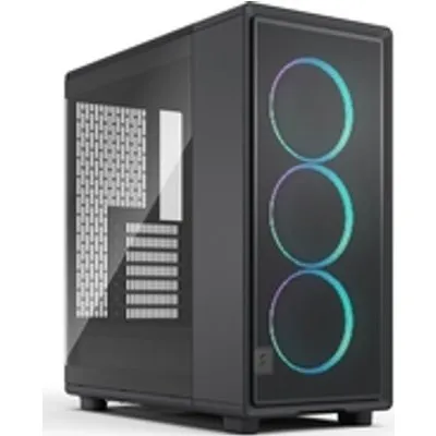 Fractal Epoch TG RGB (schwarz, Tempered Glass) (ATX, mATX, Mini-ITX), PC Gehäuse, Schwarz
