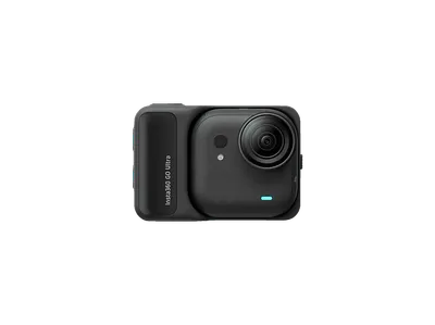 Insta360 Go Ultra Standard Bundle (schwarz) (60p, Bluetooth, WLAN), Action Cam, Schwarz