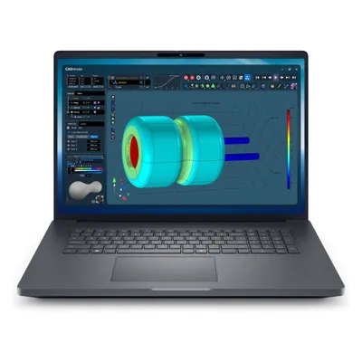 Dell Pro Max 18 Plus MB18250 (18", 1000 GB, 32 GB, DE, Intel Core Ultra 9 285HX), Notebook, Schwarz