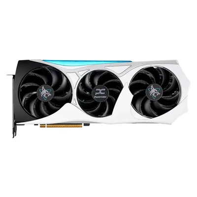 Powercolor Hellhound Reva Radeon RX 9070 XT (16 GB, GDDR6), Grafikkarte, Weiss