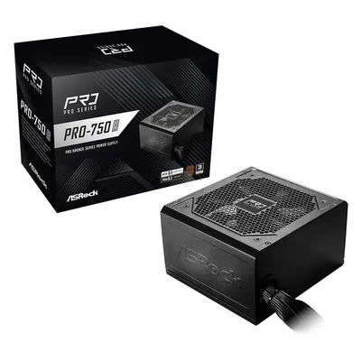 AsRock Pro Series PRO-750B 750W ATX 80+ Bronze black (750 W), PC Netzteil, Schwarz