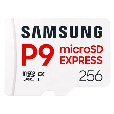 Samsung P9 Express (256 GB, microSD Express, U3, UHS-I), Speicherkarte, Weiss