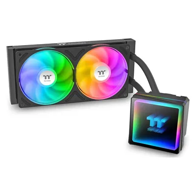 Thermaltake TH240 V3 ARGB Sync AIO Black, CPU Wasserkühler, Schwarz