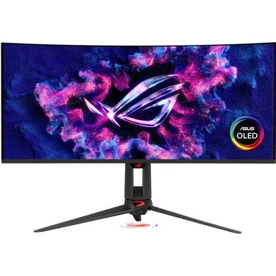 ASUS ROG Swift OLED PG34WCDN (3440 x 1440 Pixel, 34"), Monitor, Schwarz