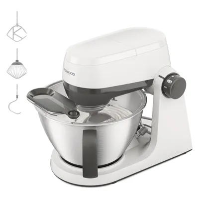 Kenwood KüchenM. Multi-Tasker KHC30.000WH 1000W, Küchenmaschine, Weiss, Schwarz, Silber, Grau