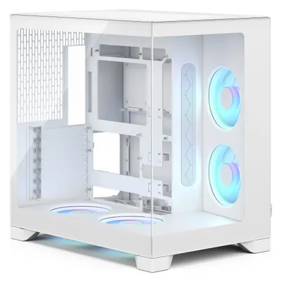 Fractal Pop 2 Vision RGB (weiss, Panoramaglas) (ATX, E-ATX, mATX, Mini-ITX), PC Gehäuse, Weiss