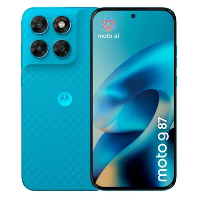 Motorola Moto G87 (256 GB, blue atoll, 6.78", Hybrid Dual SIM, 5G), Smartphone, Blau