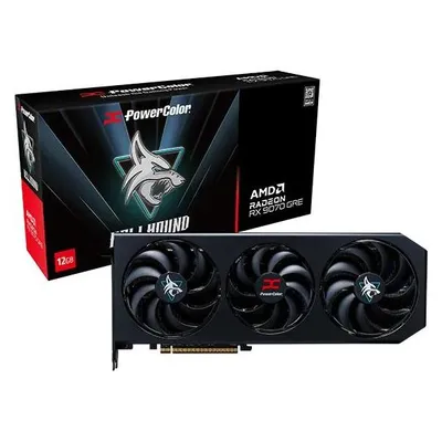 Powercolor Hellhound Radeon RX 9070 GRE (12 GB, GDDR6), Grafikkarte, Schwarz