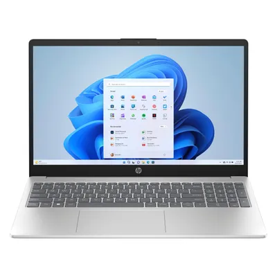 HP 15-fd0519ng (15.60", 4 GB, DE, Intel N150), Notebook, Silber