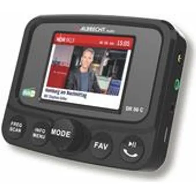 Albrecht DR 56C DAB+ Autoradio-Tuner mit Farbdisplay DAB/DAB+, Service Follow (27156)