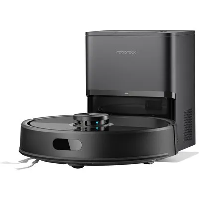 Roborock Q7 TF+ Saug- & Wischroboter - 10.000 Pa - RockDock Plus Absaugstation - Schwarz