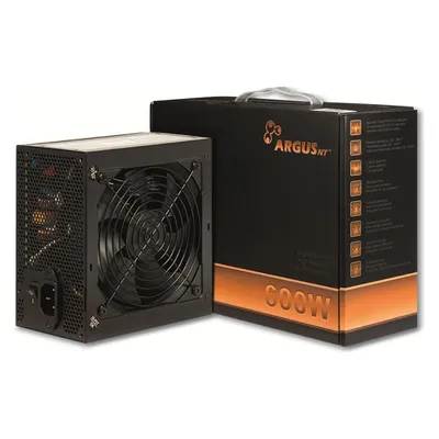 Intertech Argus (600 W), PC Netzteil, Schwarz