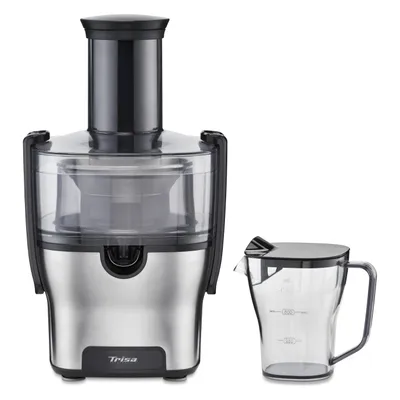 Trisa Pure Juice, Entsafter, Grau, Silber