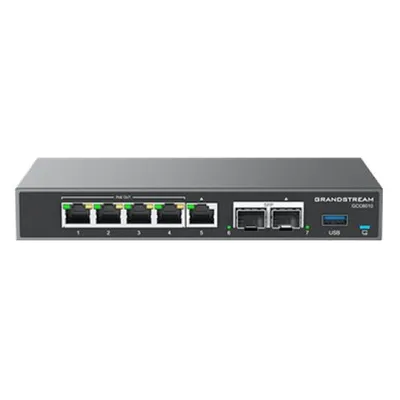 Grandstream Gateway All In One Routeur Firewall NGFW PBX, Router, Schwarz, Silber