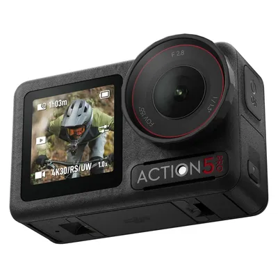 DJI Osmo Action 5 Pro Essential Combo (120p, Bluetooth, WLAN), Action Cam, Schwarz