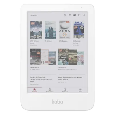Kobo Clara Colour (6", 16 GB), eReader, Weiss