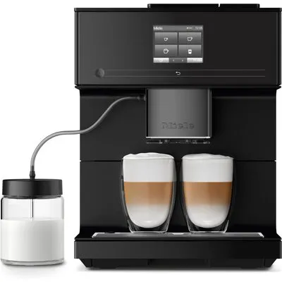 CM 7750 125 Edition Kaffee-Vollautomat Obsidianschwarz matt, Milchbehälter, Latte Macchiato/Cappuccino/Milchkaffee, Stahl-Kegel-Mahlwerk, 2,2 l